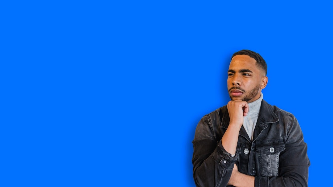 man expressing ideas confidently
